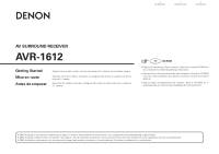 Denon AVR-1612-Owners-Manual 